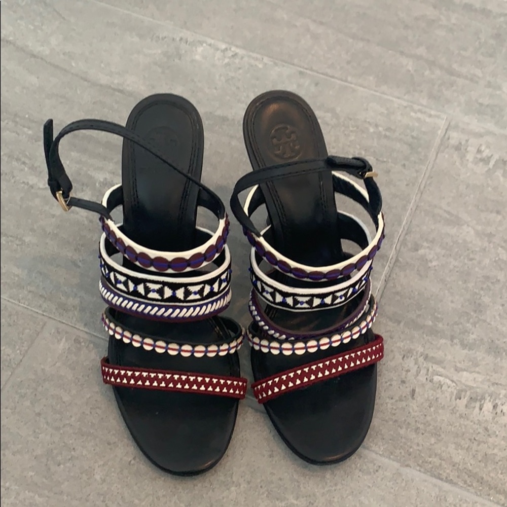 Tory Burch strappy wedges